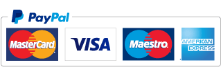 Pagamenti accettati: Paypal - Mastercard - Visa